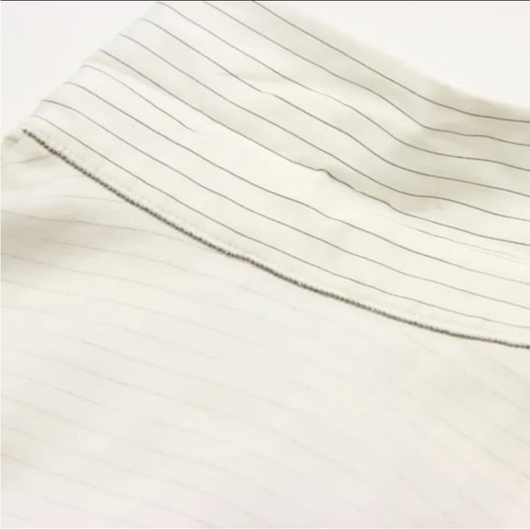 Brunello Cucinelli Silk Shirt Dress Tiered Longsleeve Dress Ruffle Skirt - Picture 10 of 10